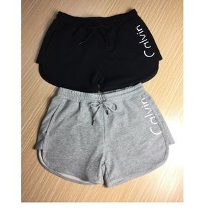 Grey Calvin Shorts